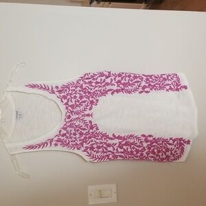 Lucky Brand Women's tank top with embroidery